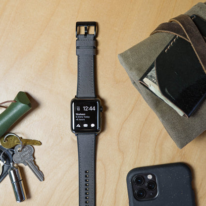 Apple Watch Ultra & Ultra 2 Smoke Grey Cordura Fabric And Silicone Hybrid Watch Band