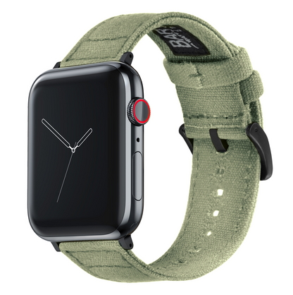Green Canvas Apple Watch Band Green Apple Watch Strap BARTON