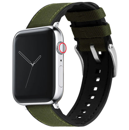 Elite Diver Army Green Apple Watch Strap Bundle | 3 Watch Bands