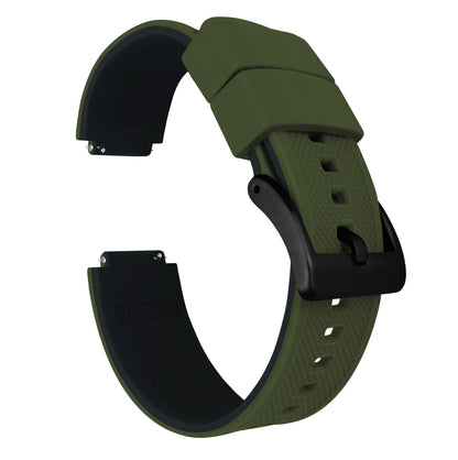 Army Green Elite Silicone Casio® G-Shock Watch Band