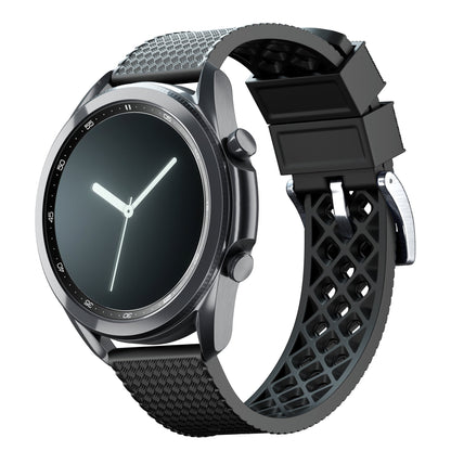 Samsung Galaxy watch7 Tropical Style Black Watch Band