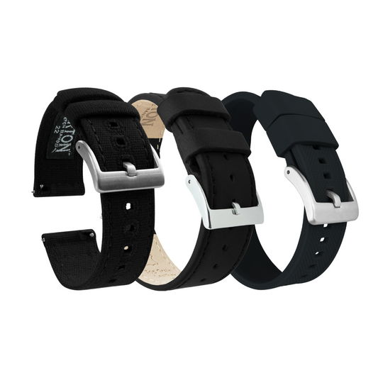 Best Selling Black Fan Favorites Watch Strap Bundle | 3 Watch Bands