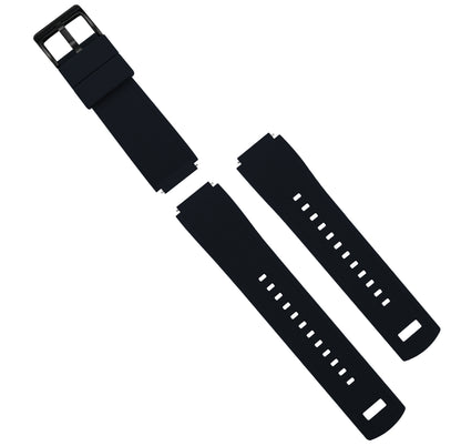 Black Elite Silicone Casio® G-Shock Watch Band