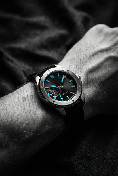 Black Premium Canvas Watch Band