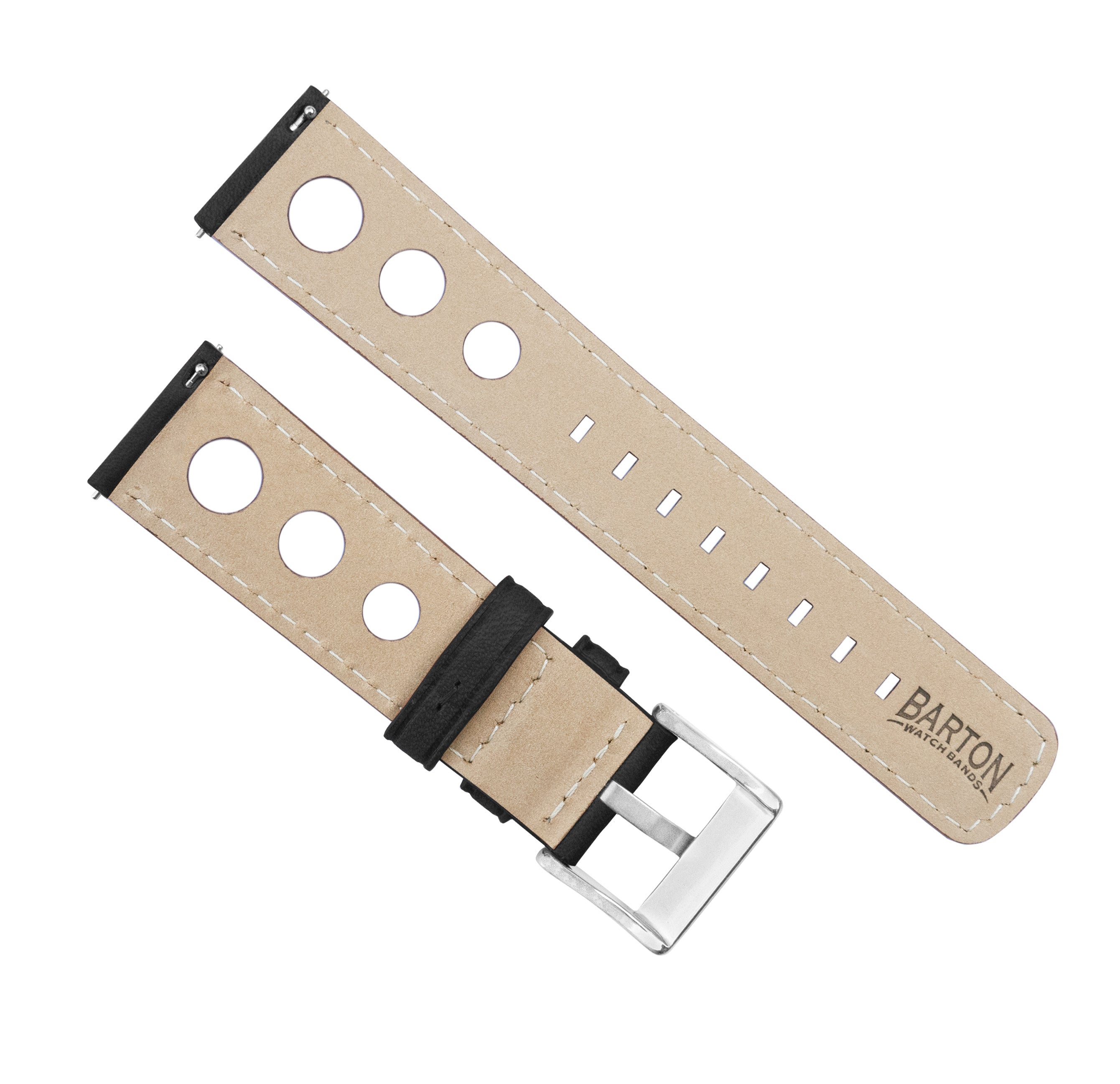 Suunto Vertical & Race | Rally Horween Leather | Black - Barton Watch Bands