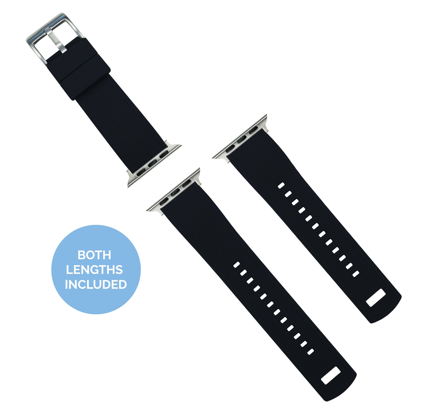 Ultra & Ultra 2 Elite Silicone Black Watch Band