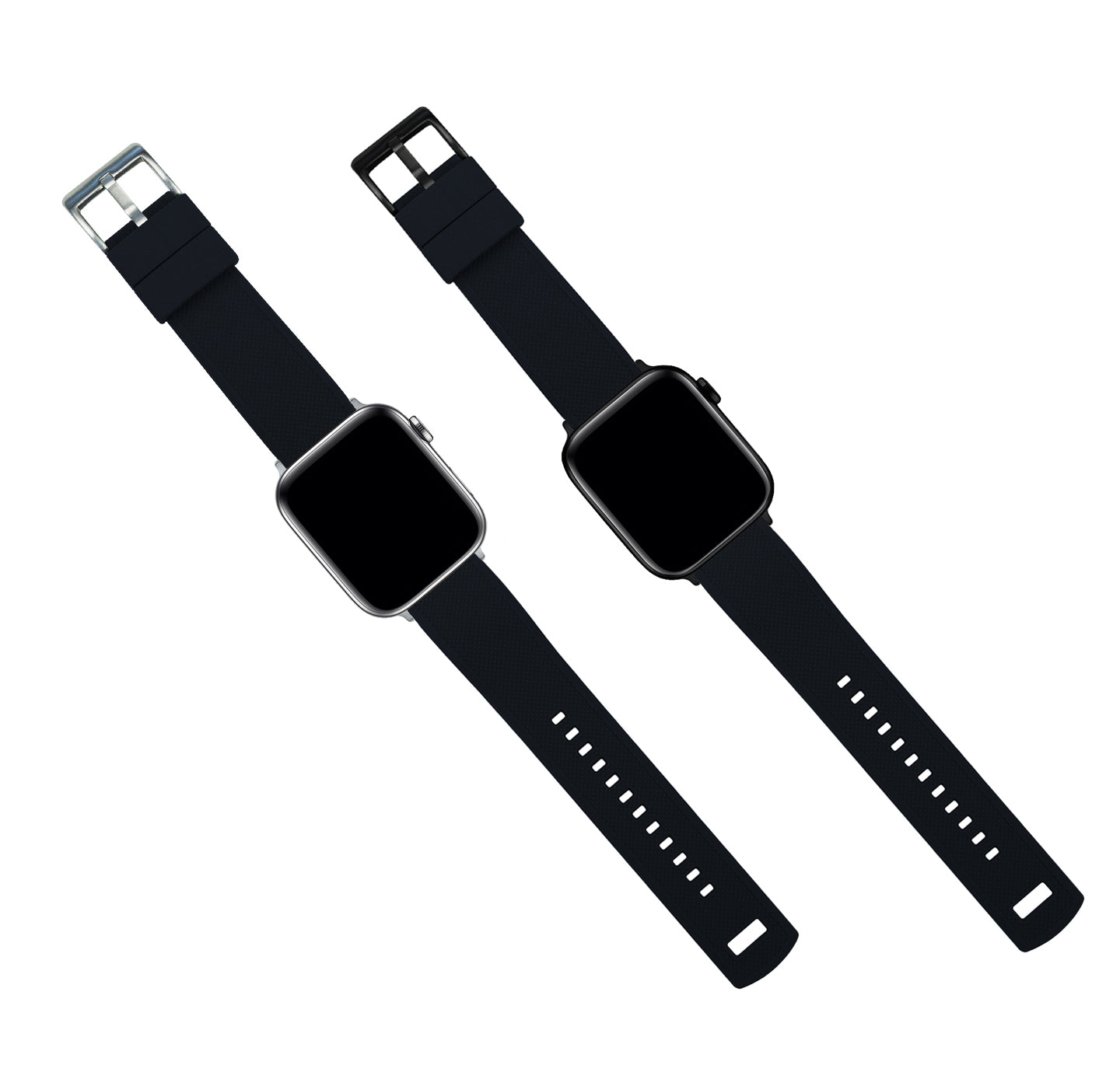 Apple Watch Elite FKM Rubber Black Watch Band