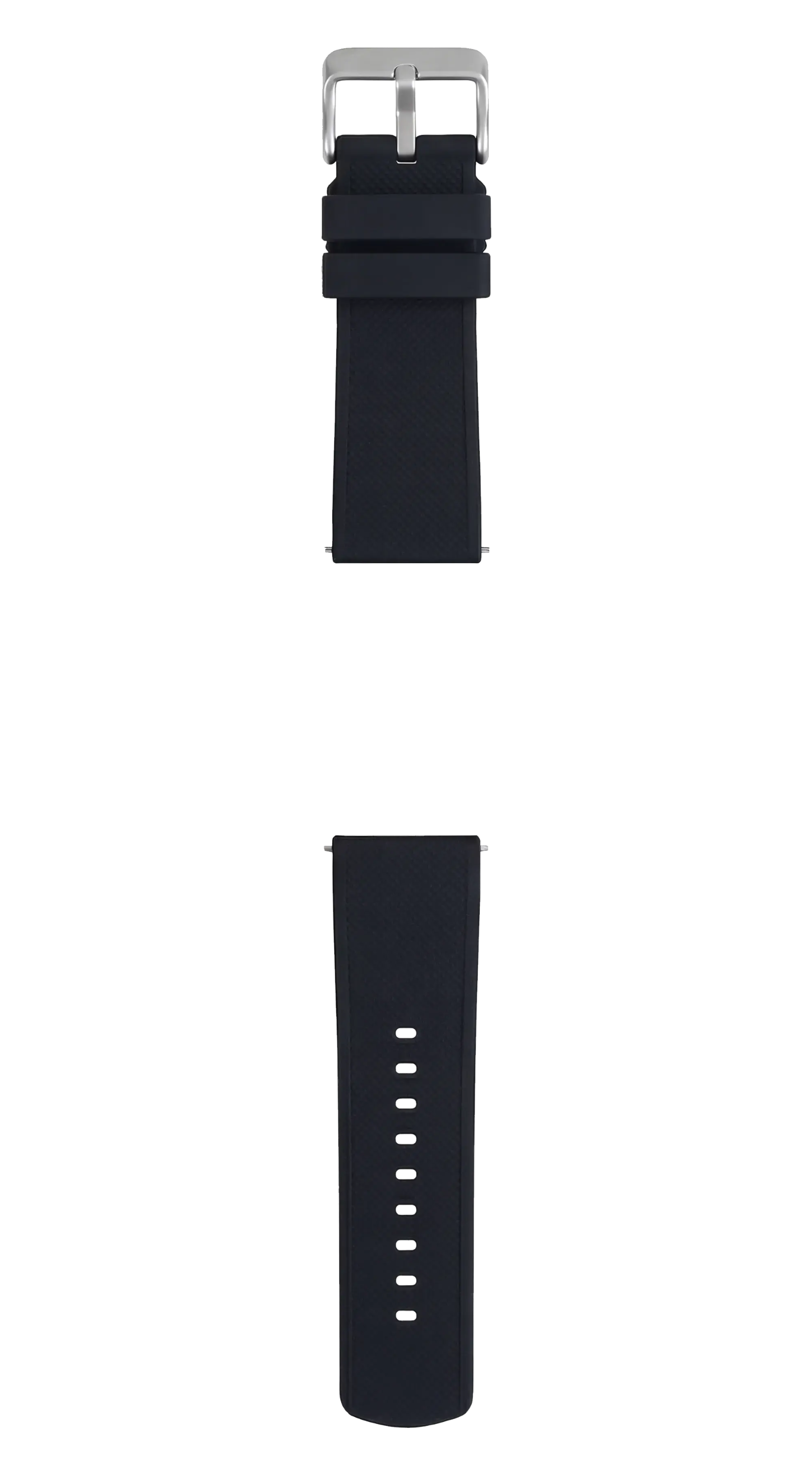 Black Elite Silicone Watch Band
