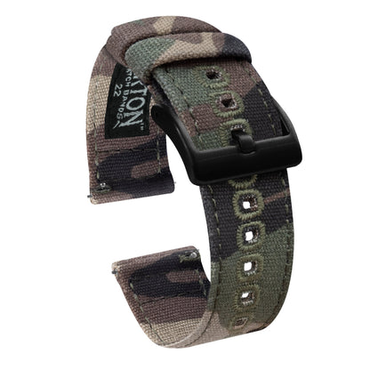 Suunto Vertical & Race | Camouflage Canvas - Barton Watch Bands