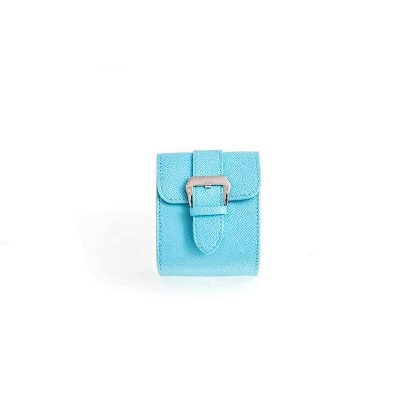 Casati Milano Travel Case Rectangular Epsom Light Blue...