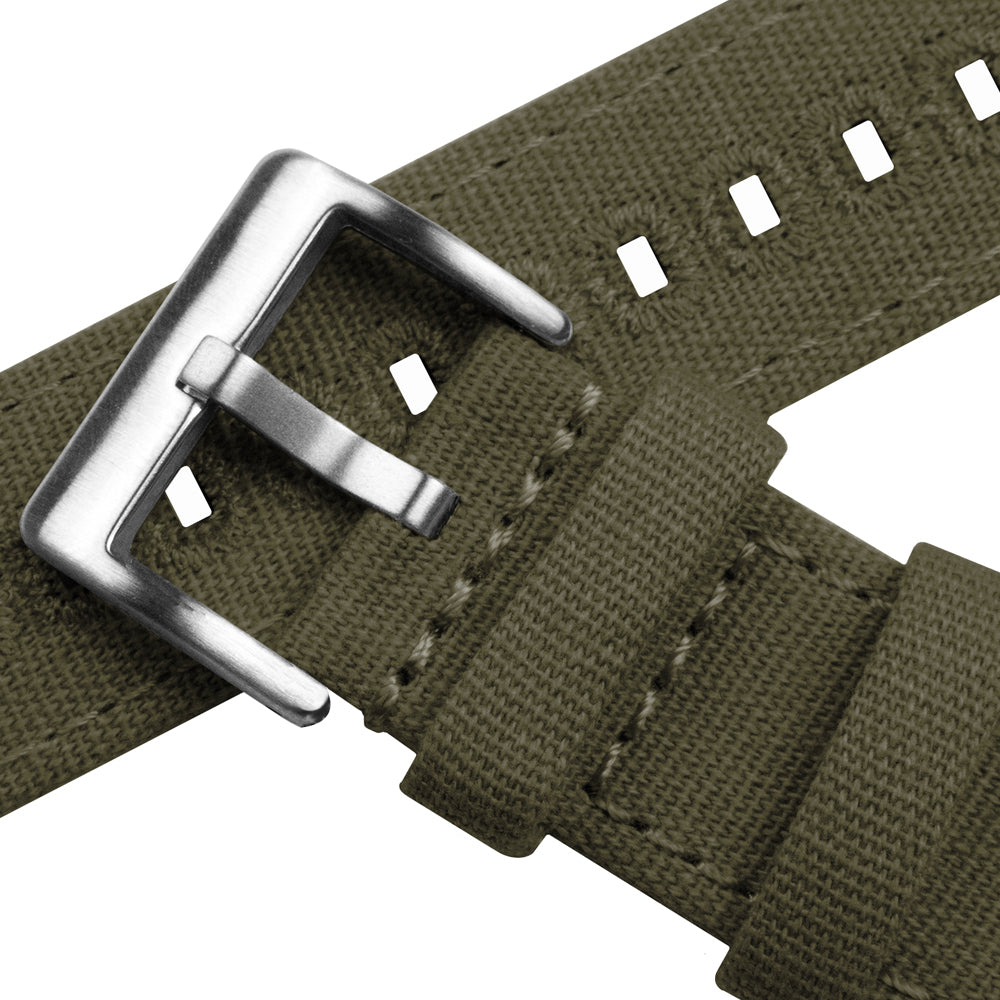 Ultra & Ultra 2 Canvas Army Green Watch Band