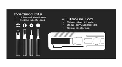 Slidecatch Black Titanium - EDC Tool