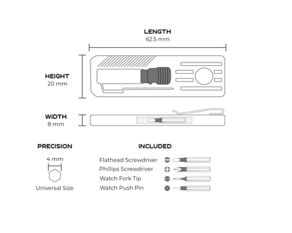 Slidecatch Grey Titanium - EDC Tool