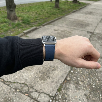 Elite Diver Navy Blue Apple Watch Strap Bundle | 2 Watch Bands