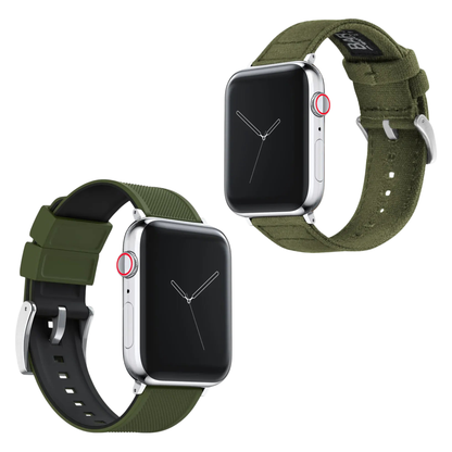 Frontier Green Apple Watch Strap Bundle | 2 Watch Bands