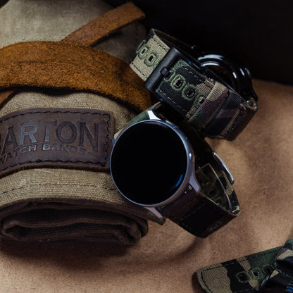Suunto Vertical & Race | Camouflage Canvas - Barton Watch Bands