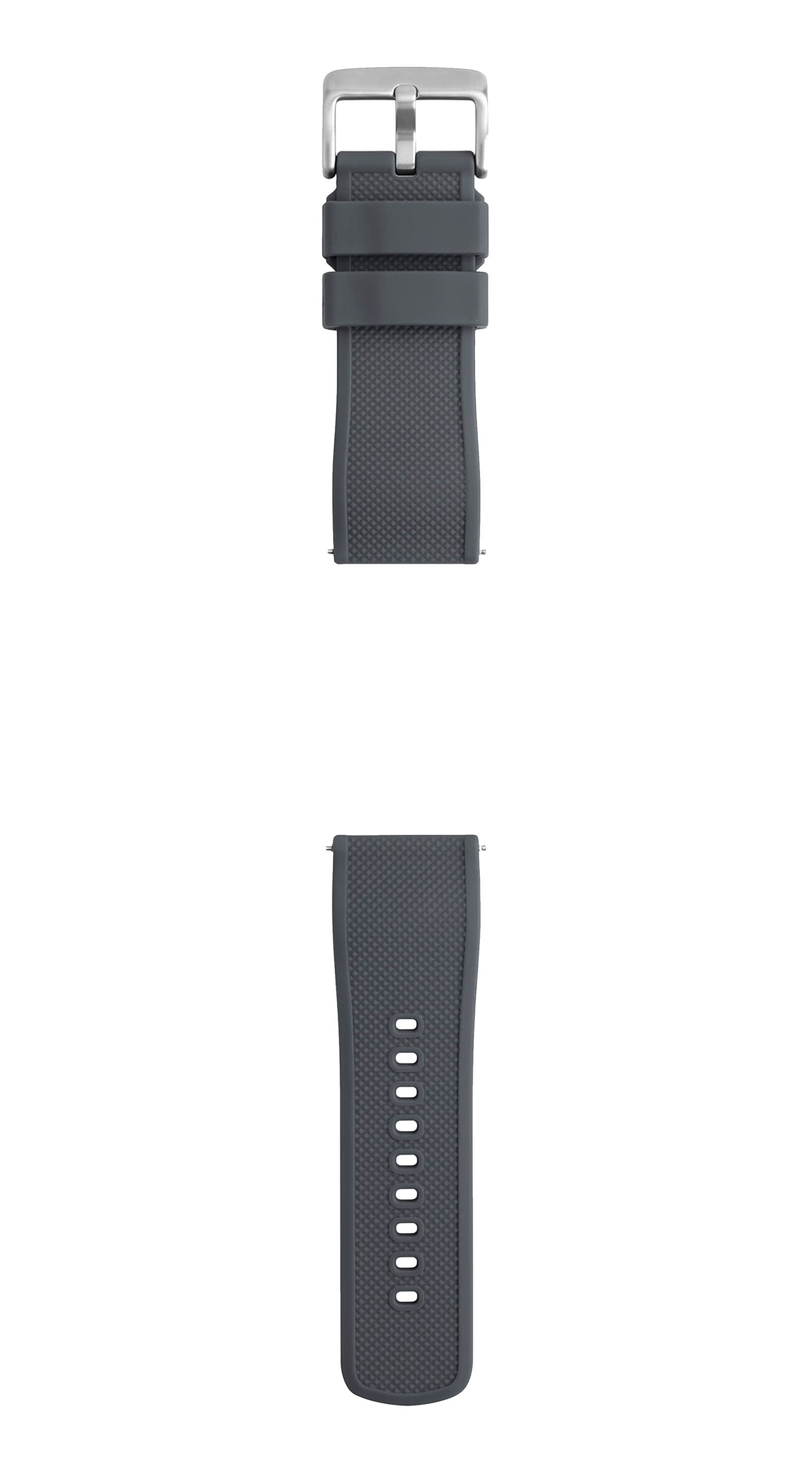 Smoke Grey Elite FKM Rubber Watch Band