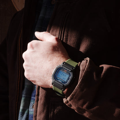 Army Green Elite Silicone Casio® G-Shock Watch Band
