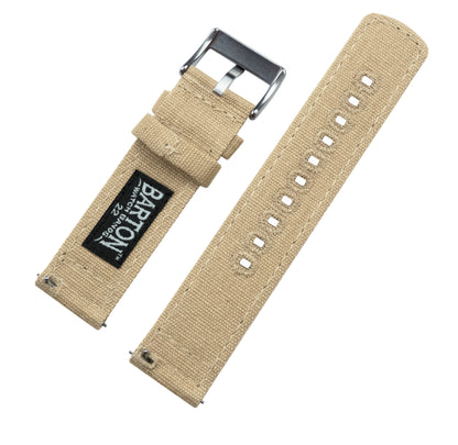 Samsung Galaxy Watch Active 2 Khaki Canvas Watch Band