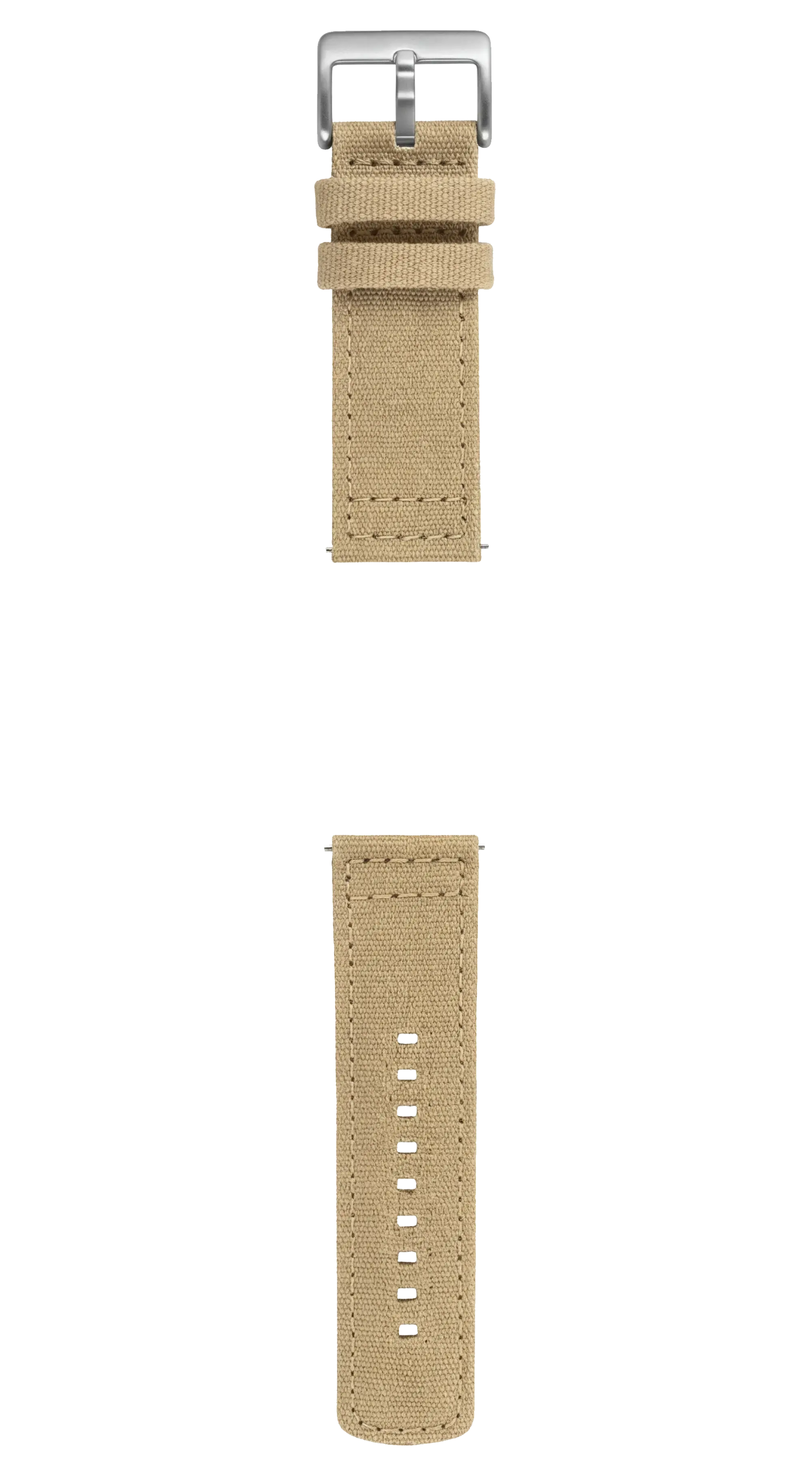 Khaki Crafted Canvas Watch Band