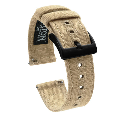 Samsung Galaxy watch7 Khaki Canvas Watch Band