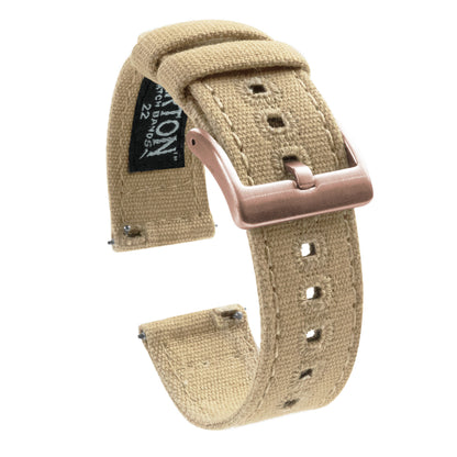 Samsung Galaxy Watch3 Khaki Canvas Watch Band