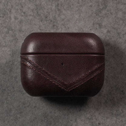 FINAL SALE Leather AirPods Cases - BOURBON