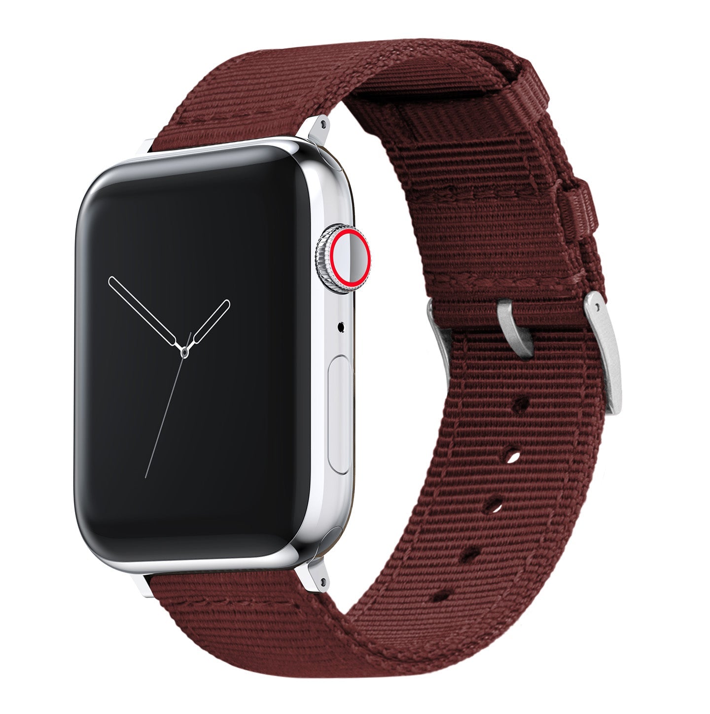 Apple Watch | Two-piece NATO® style | Merlot - Barton Watch Bands