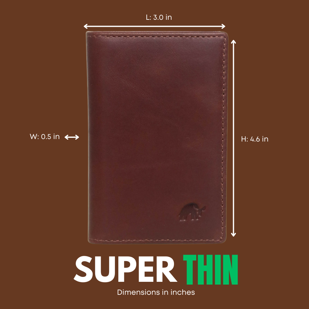 Leather Nav Messenger Wallet - TERRA