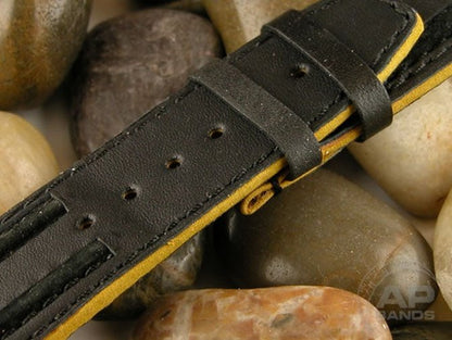 Wider 24mm Taper Prototipo Yellow Corsa For Audemars Piguet Royal Oak Offshore