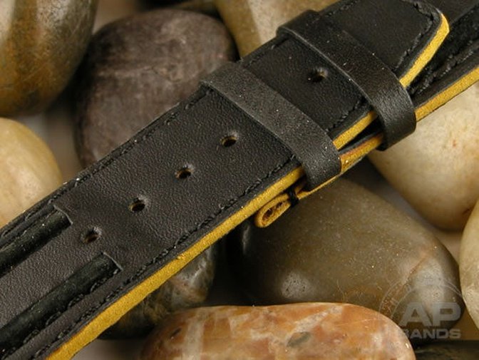 Wider 24mm Taper Prototipo Yellow Corsa For Audemars Piguet Royal Oak Offshore