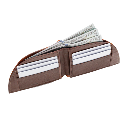 American Bison Leather Front Pocket Wallet