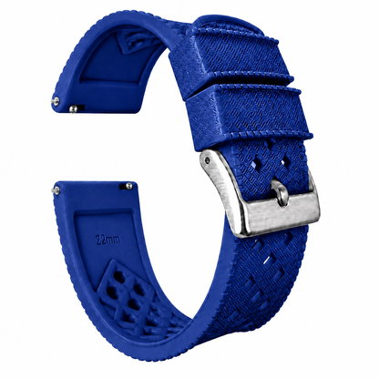 Royal Blue Blue Tropical Style Watch Band