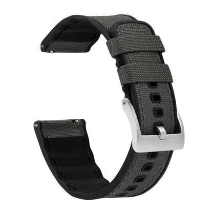 Suunto Vertical & Race | Cordrua Fabric & Silicone Hybrid | Smoke Grey - Barton Watch Bands