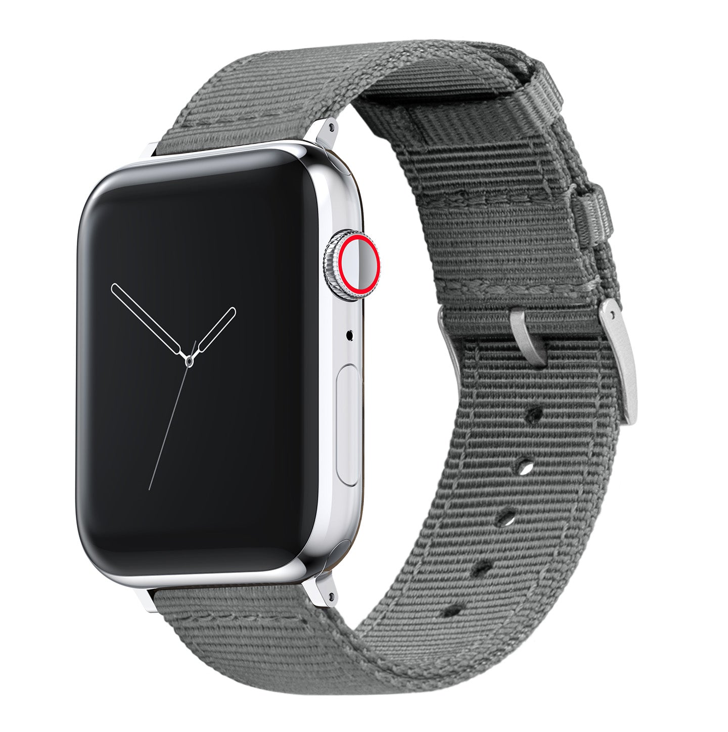 Apple Watch | Two-piece NATO® style | Smoke Grey - Barton Watch Bands