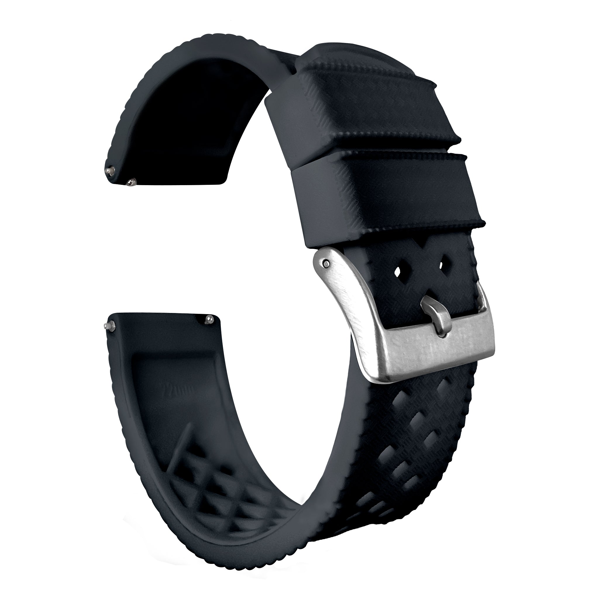 Samsung Galaxy watch7 Tropical Style Black Watch Band
