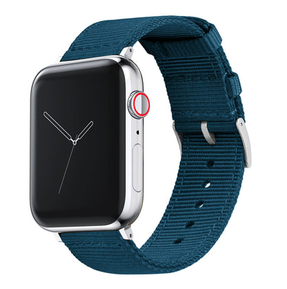 Apple Watch | Two-piece NATO® style | Steel Blue - Barton Watch Bands