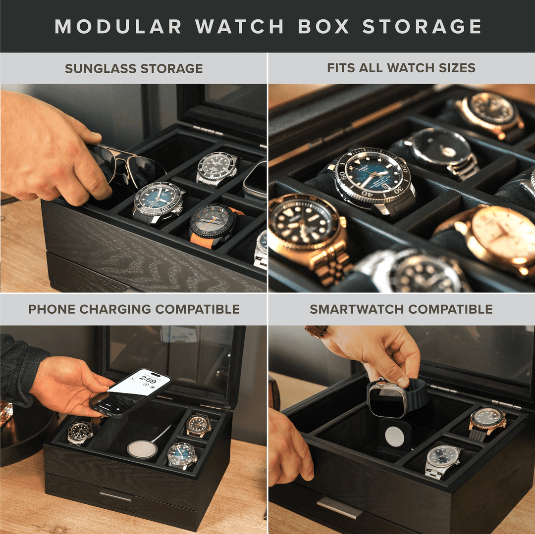 Top-Quality Watch Boxes - Keep Your Watches Safe and Organized – Barton ...