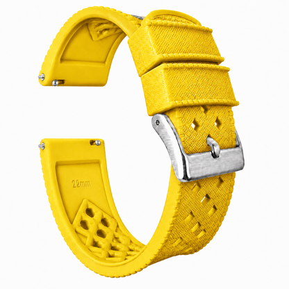 Yellow Tropical Style Watch Band