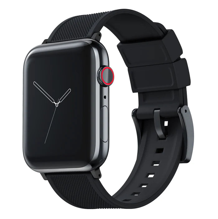 Elite Diver Black Apple Watch Strap Bundle | 2 Watch Bands