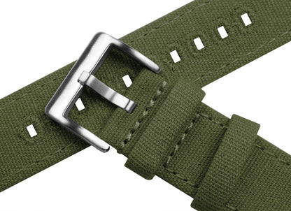 Garmin Forerunner® 970, 965, 955 - Canvas Army Green Watch Band