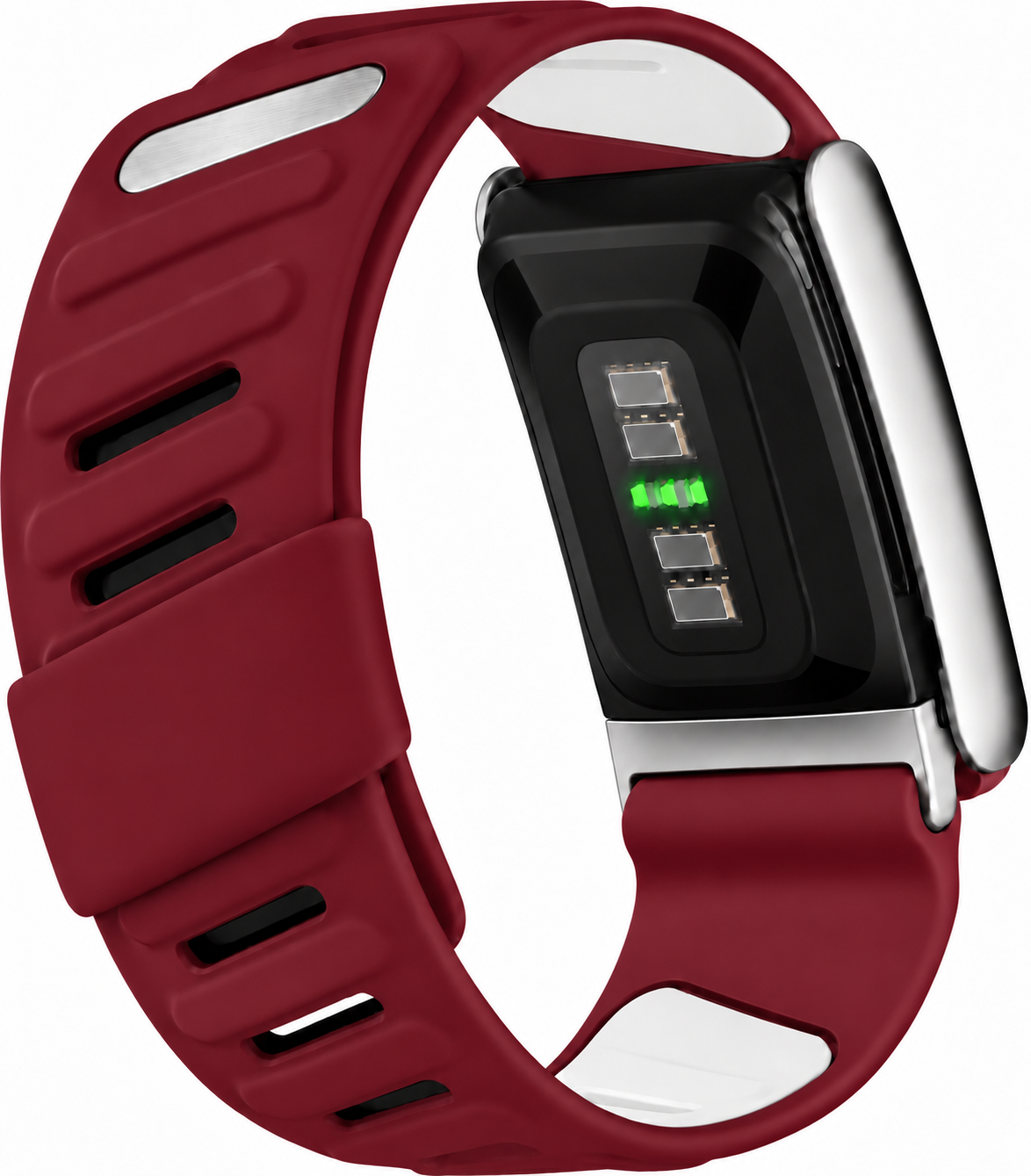 Crimson Red Silicone Band for WHOOP 5.0