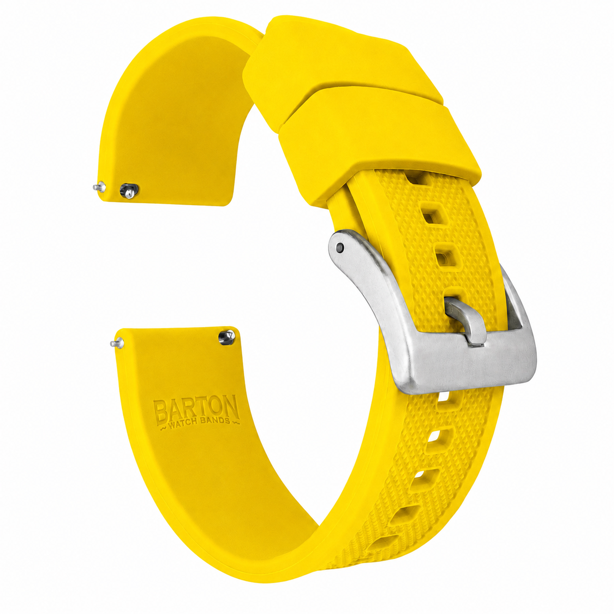 Yellow Elite FKM Rubber Watch Band