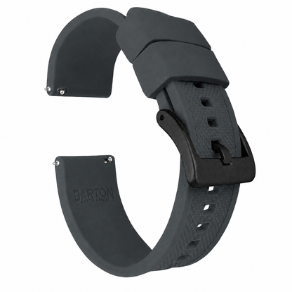 Smoke Grey Elite FKM Rubber Watch Band