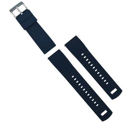 Garmin Venu® 3S, 3, 2, 2S, 2 Plus, Sq 2 - Elite Silicone Navy Blue Watch Band