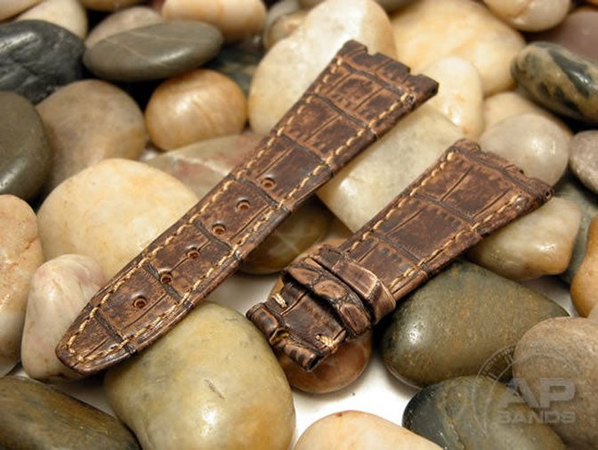 Prototipo Capolavoro Vintage Alligator Leather Limited Edition Strap For Audemars Piguet Royal Oak