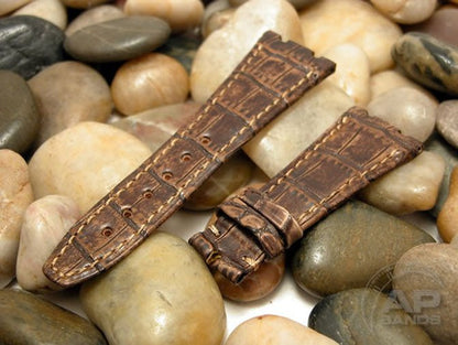 Prototipo Capolavoro Vintage Alligator Leather Limited Edition Strap For Audemars Piguet Royal Oak