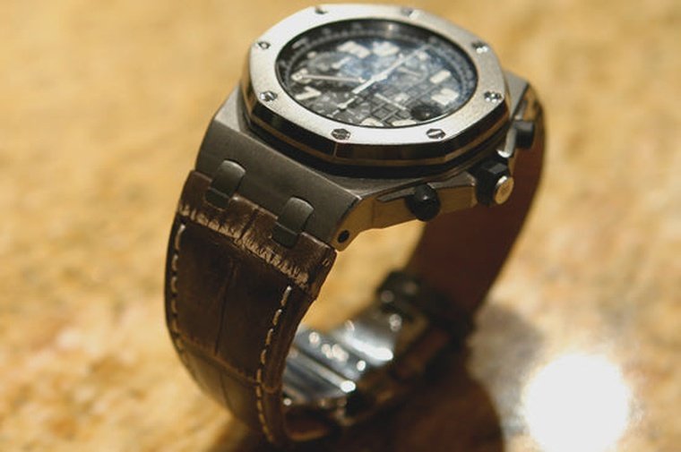 Prototipo Capolavoro Vintage Alligator Leather Limited Edition Strap For Audemars Piguet Royal Oak Offshore