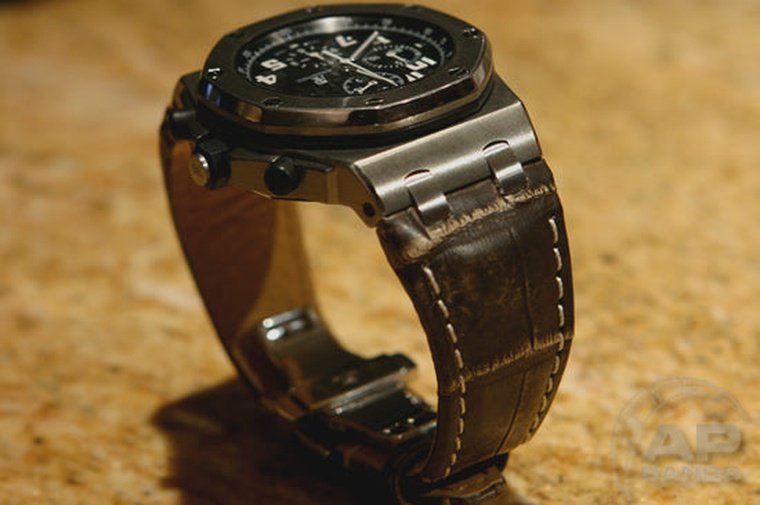 Prototipo Capolavoro Vintage Alligator Leather Limited Edition Strap For Audemars Piguet Royal Oak Offshore