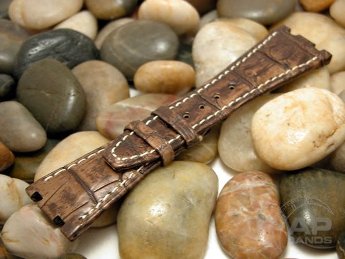 Prototipo Capolavoro Vintage Alligator Leather Limited Edition Strap For Audemars Piguet Royal Oak